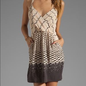 Akiko abacus print dress